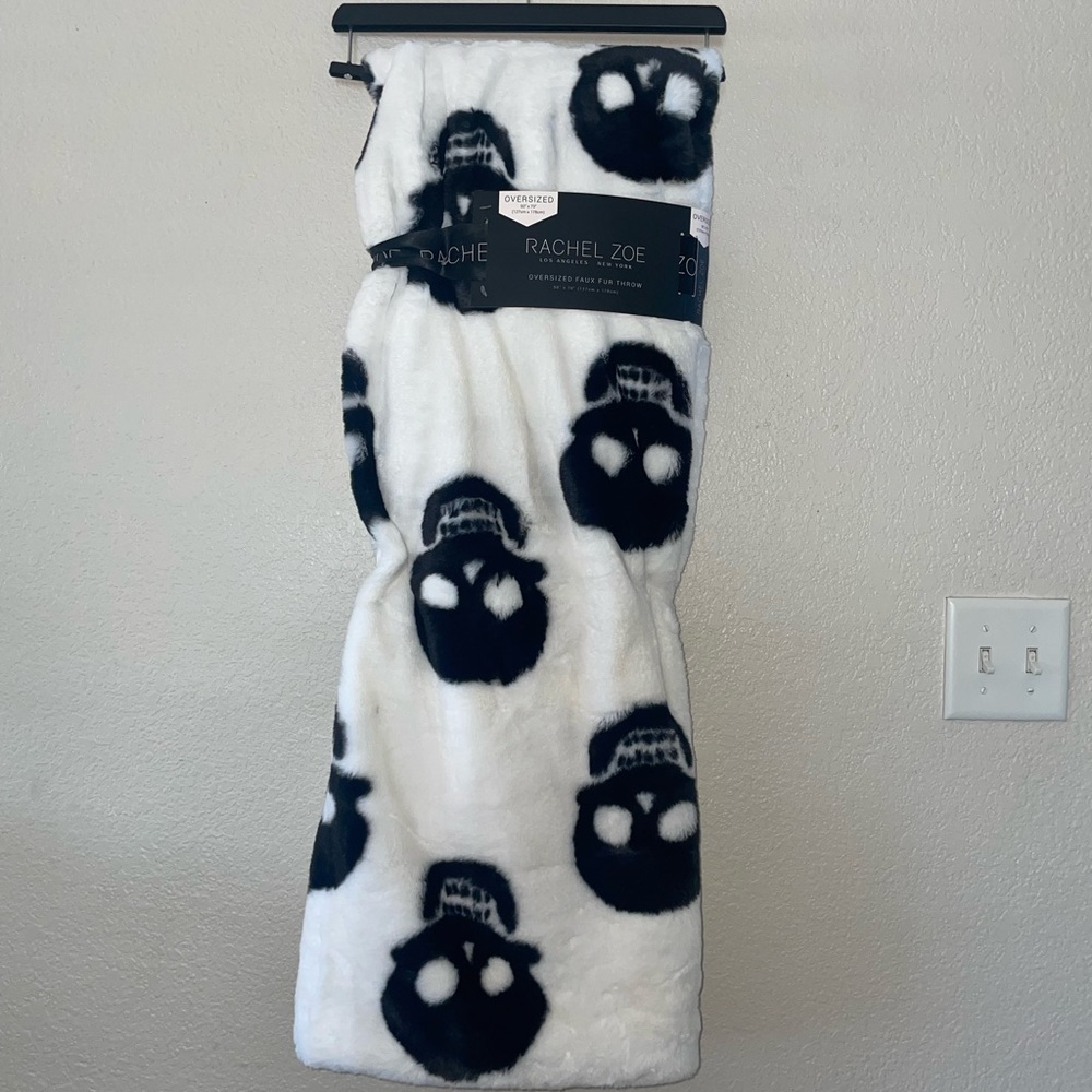 Rachel Zoe Skull Blanket